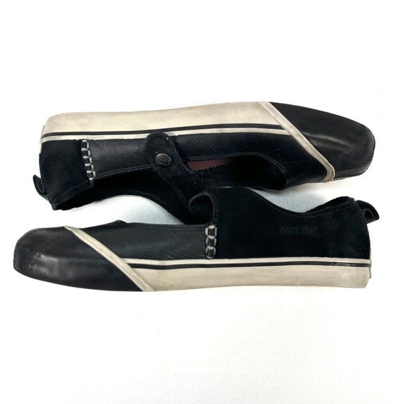 Sorel Sentry Mary Jane Leather Slip Ons Black Womens 9.5 Duck Shoes Sneakers - Picture 7 of 12